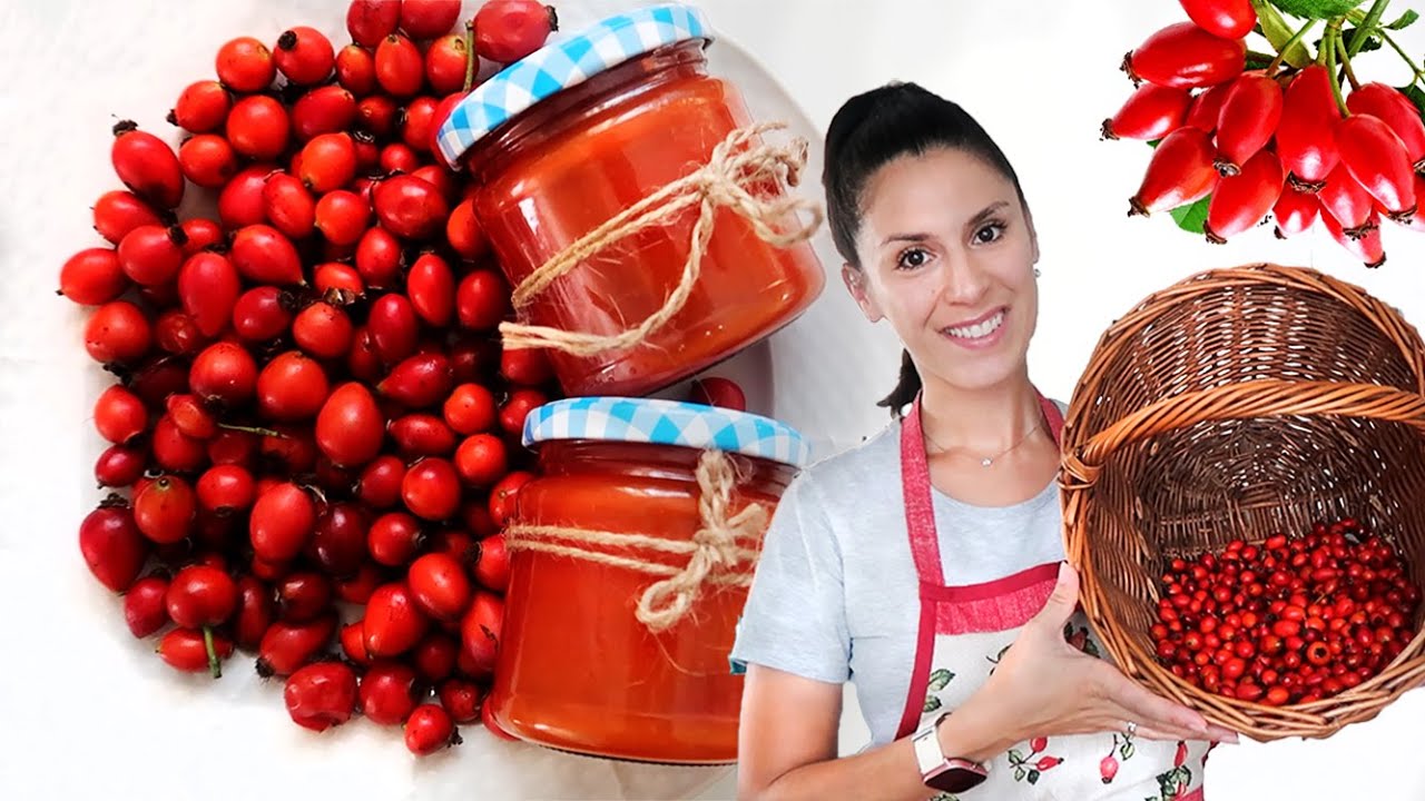 DOMÁCÍ ŠÍPKOVÁ MARMELÁDA, JEDNODUCHÝ RECEPT, ŠÍPKOVÝ ČAJ, VIDEORECEPT, RECEPTY KROK ZA KROKEM