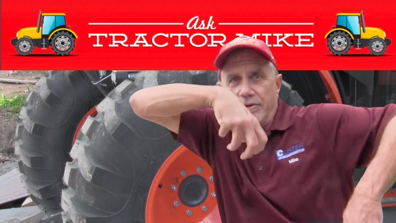 No Traction Kioti Tractor, Is it Air Pressure or Tire Type?