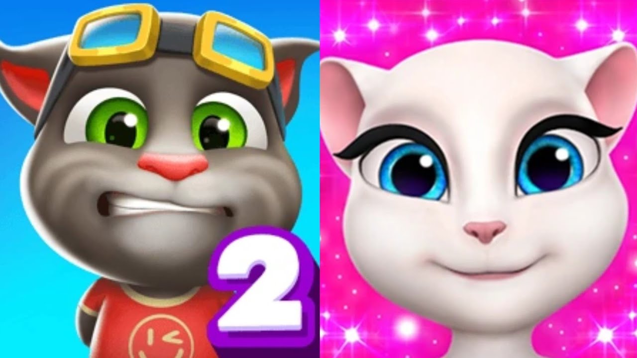 Tom 2 vs my talking Angela 