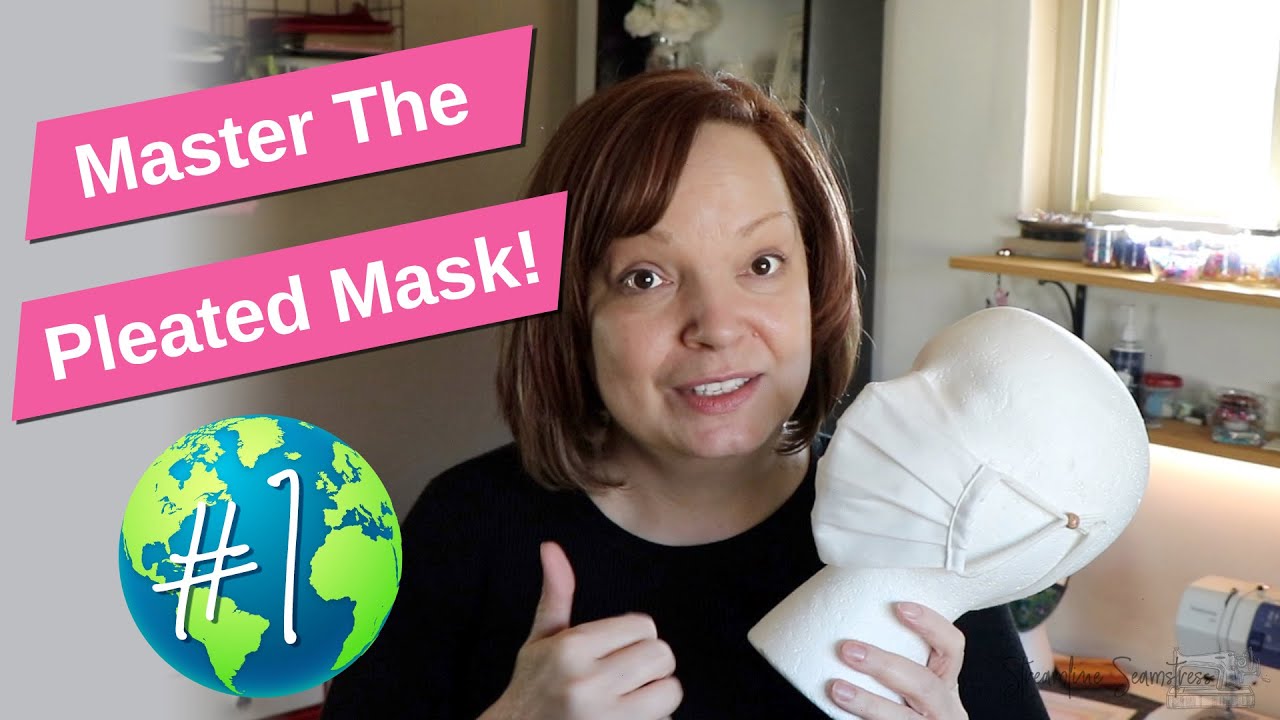🌺 Eco-friendly design 🌎 NEW face mask with nose panel, step by step 🧵 tutorial 1