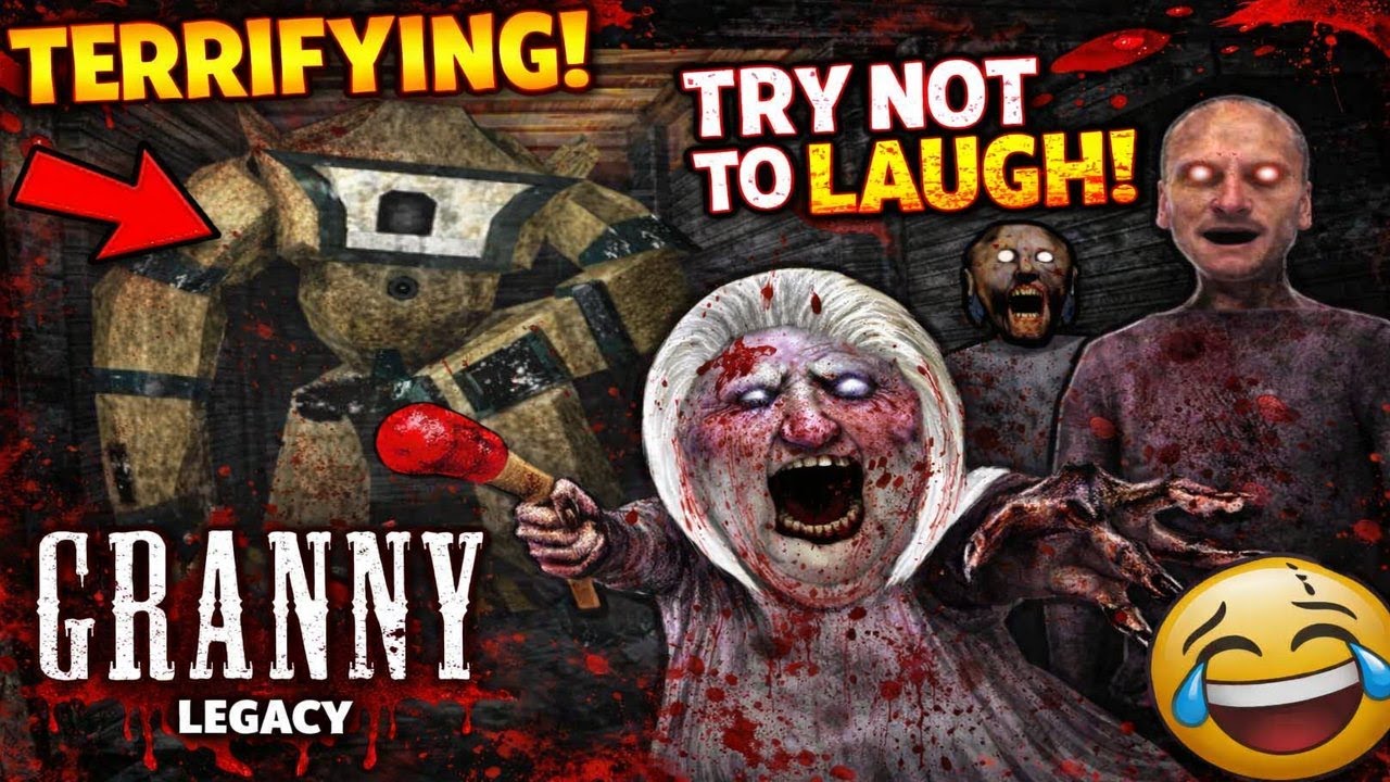 Granny live challenge || with me VFXplay || scape robot || #granny #live