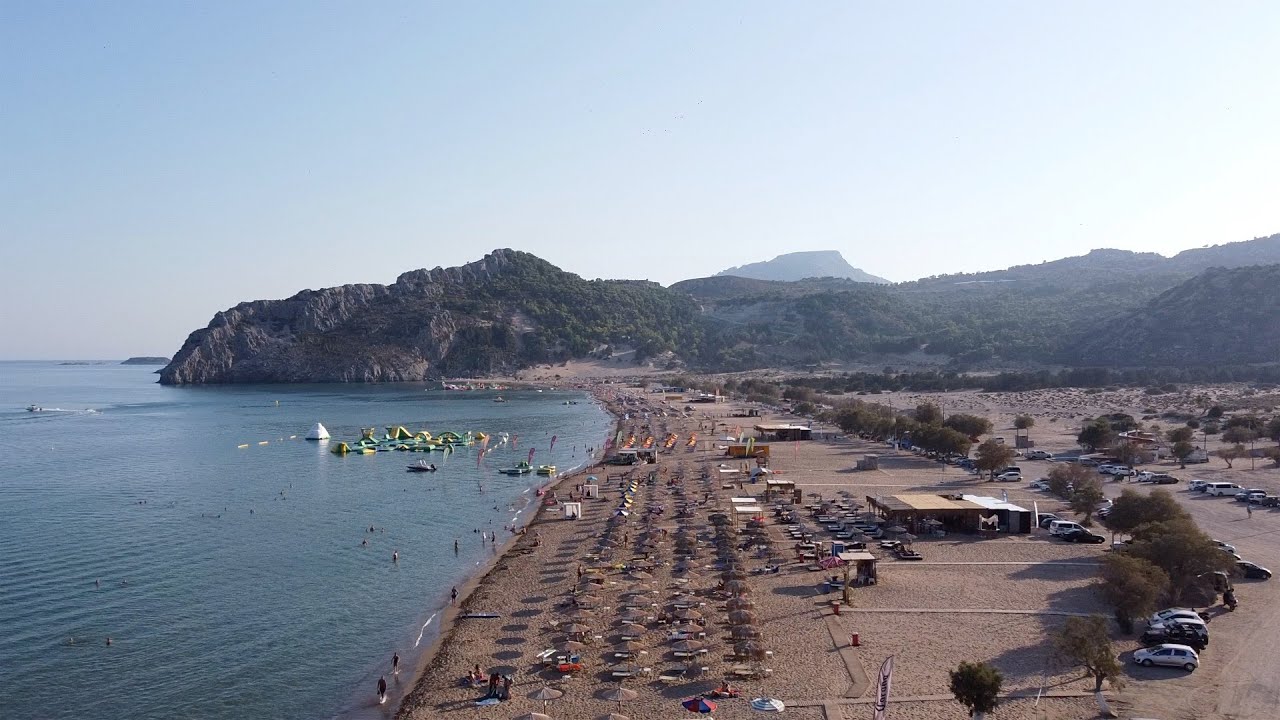 Rodos z dziećmi cz. 5 - Dolina Motyli i plaża Tsampika