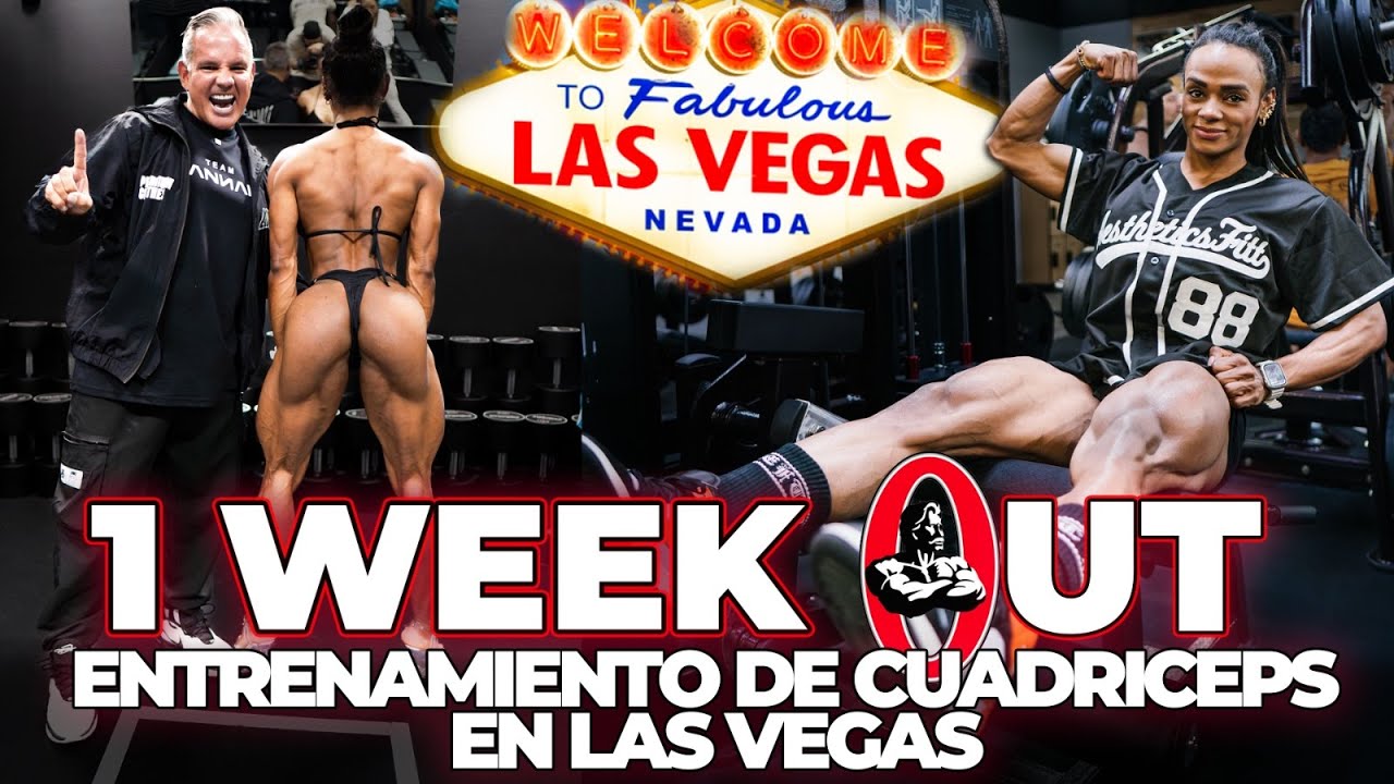 ENTRENAMIENTO DE CUADRICEPS CON MI ENTRENADOR EN LAS VEGAS / 1 WEEK OUT OLYMPIA 2025