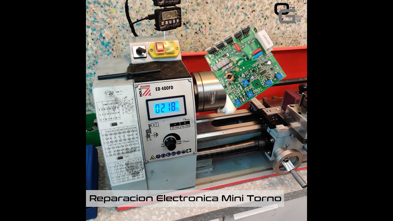 Reparación Electrónica Mini Torno / Torno Cableado (Holzmann ED 400FD)