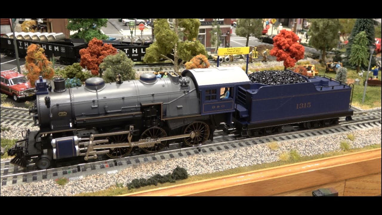 Lionel Legacy B&O Royal Blue 4-6-0 Steam Engine
