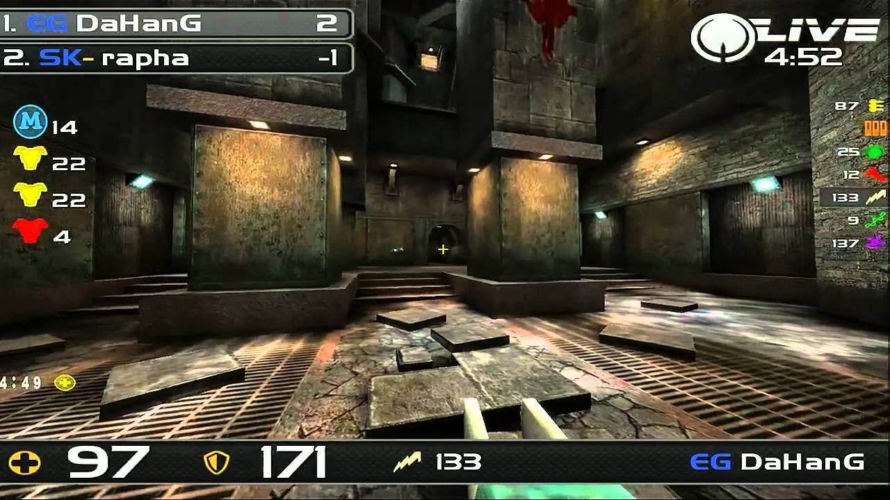 QuakeCon 2012 Tournament - rapha vs DaHanG - Masters Duel Semi Finals