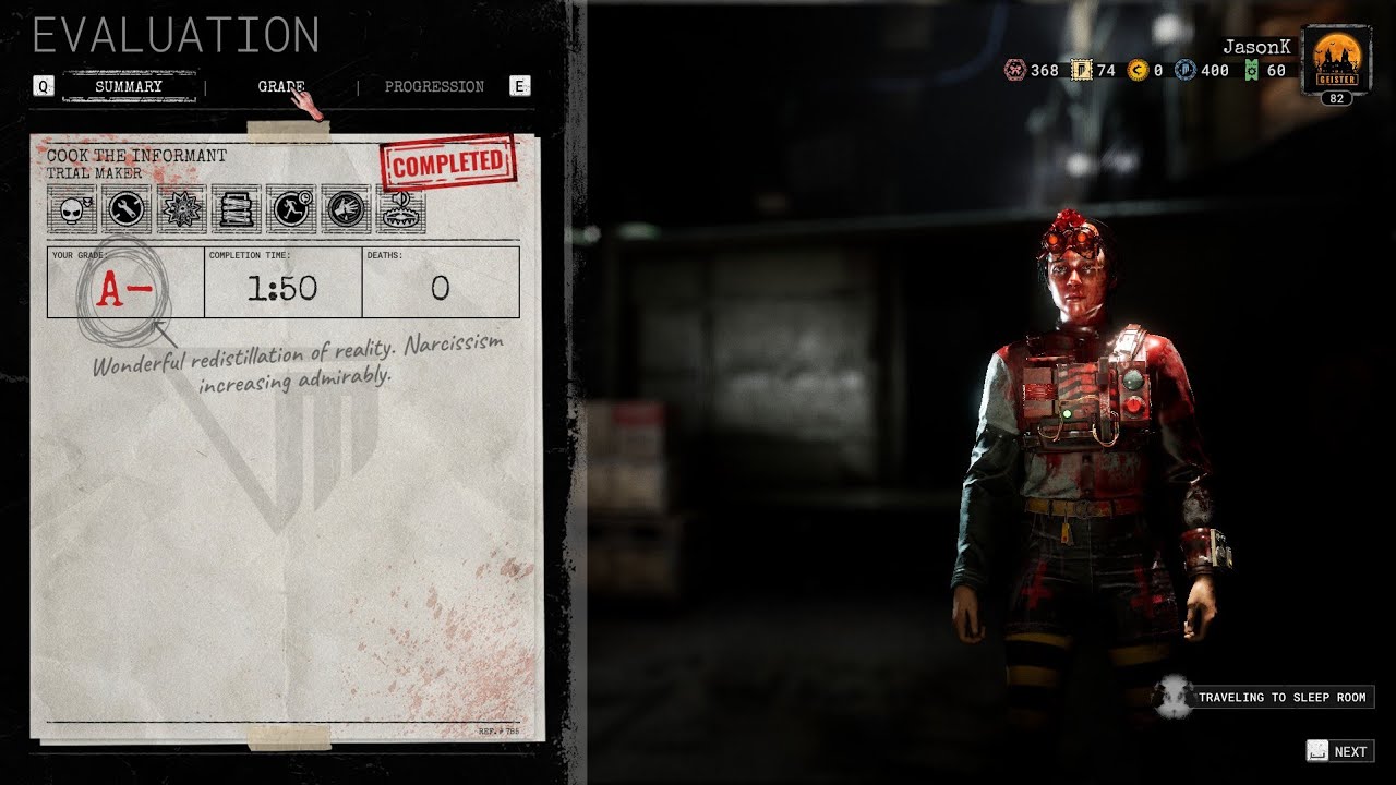 The Outlast Trials | Any% Speedrun | Cook The Informant (1:50) World Record