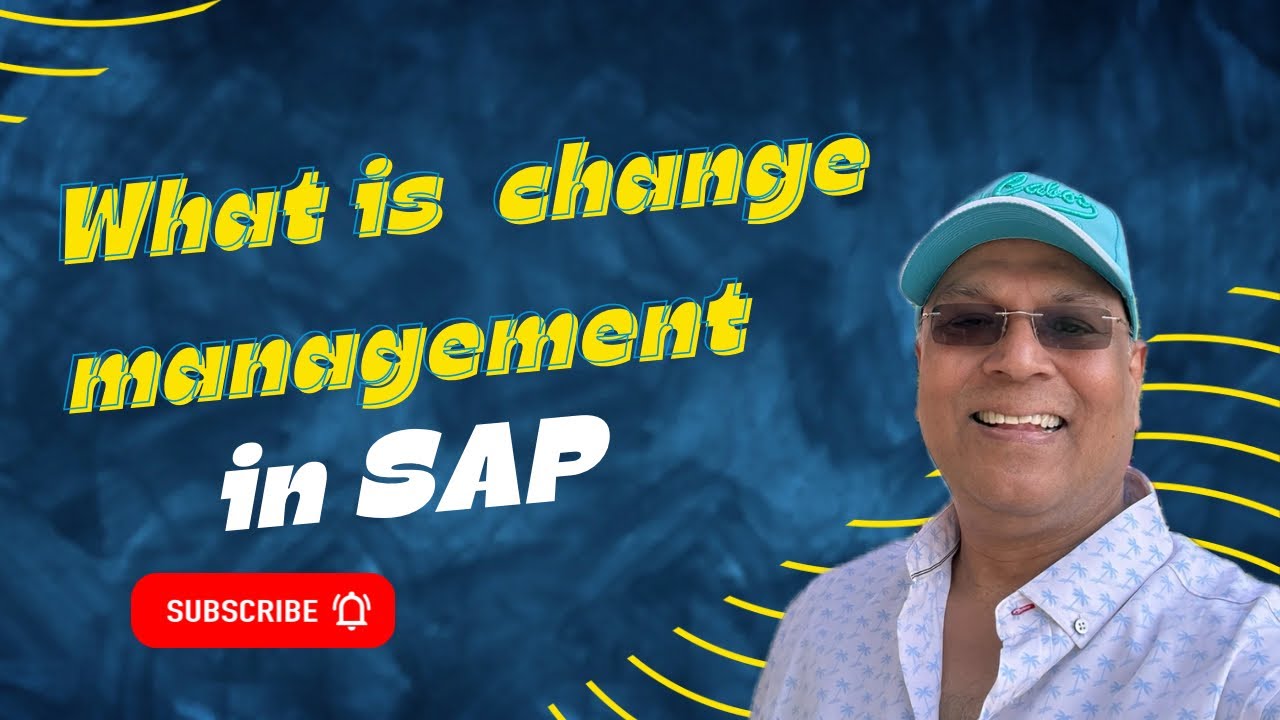 What is change management in SAP #sap #changemanagement