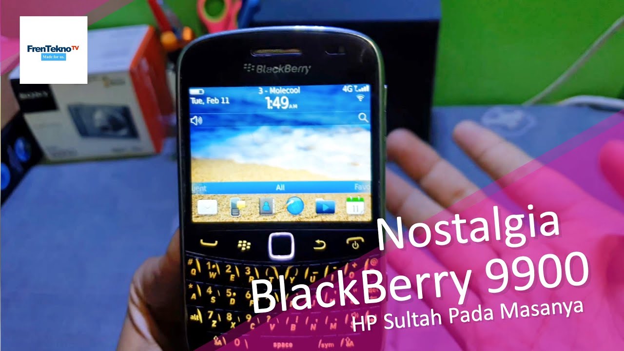 Nostalgia Blackberry 9900
