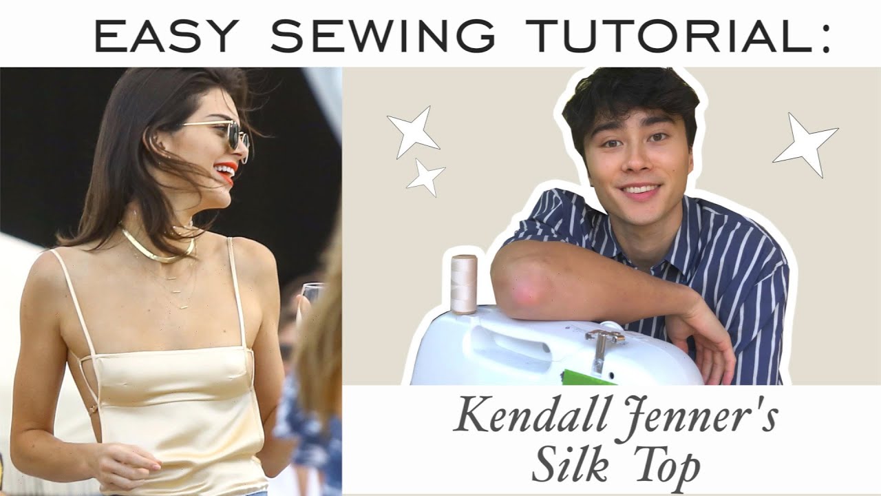 Kendall Jenner Silk Top Tutorial (Easy DIY)