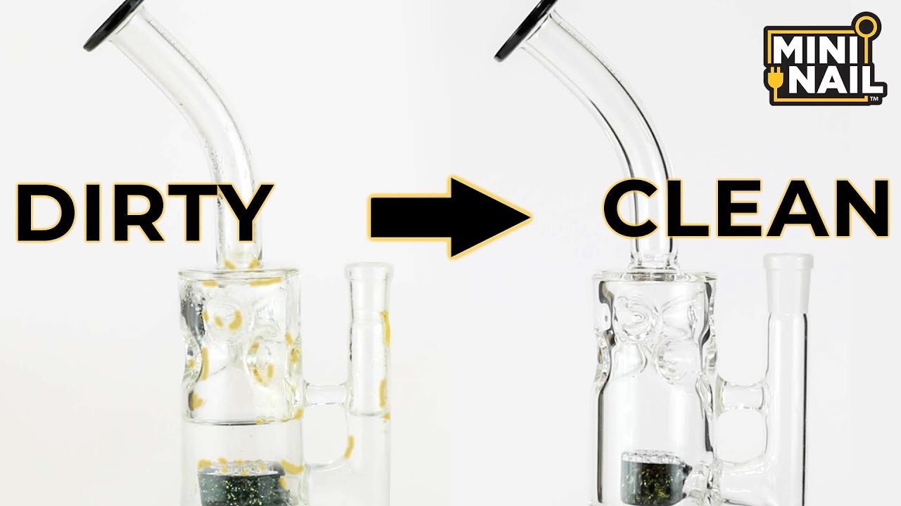EASY WAY TO CLEAN YOUR GLASS DAB RIG AND BONGS