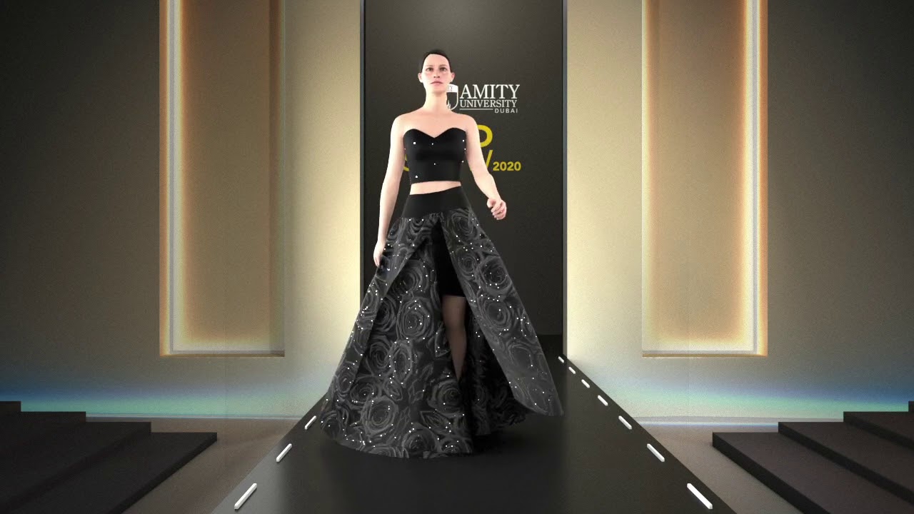 3D animation Fashion Show