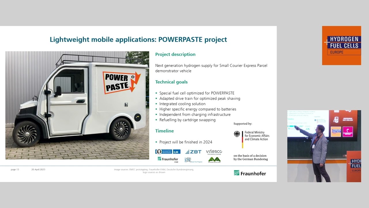 Recent Advances in POWERPASTE: Changing the Future of Energy Storage  | Hydrogen + Fuel Cells EUROPE