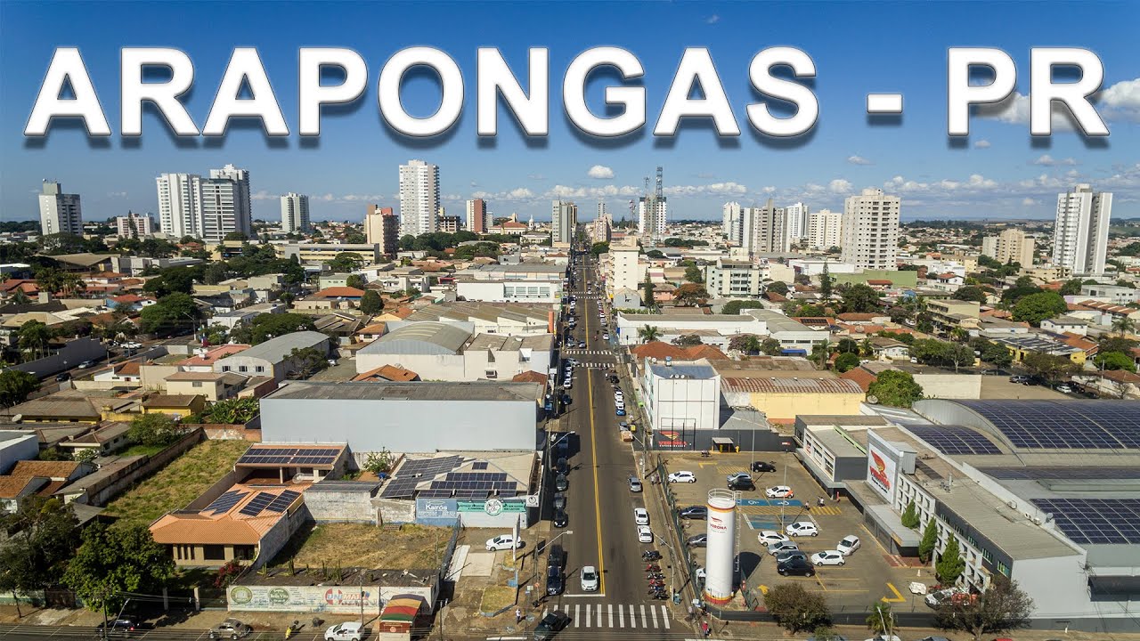 Conheça a incrível historia de Arapongas no Paraná em 4K
