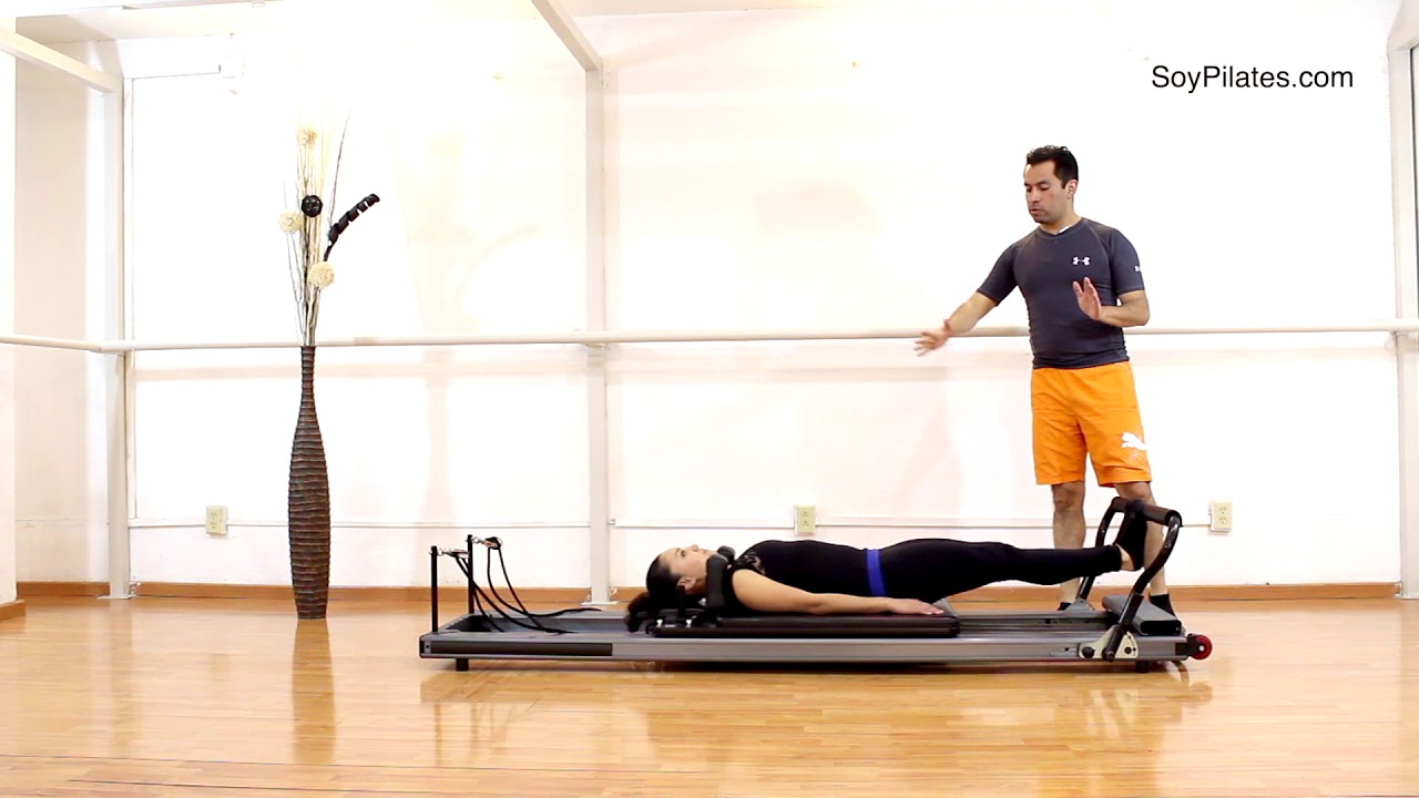 Ejercicios Pilates Reformer | Footwork 05 subir y bajar releve