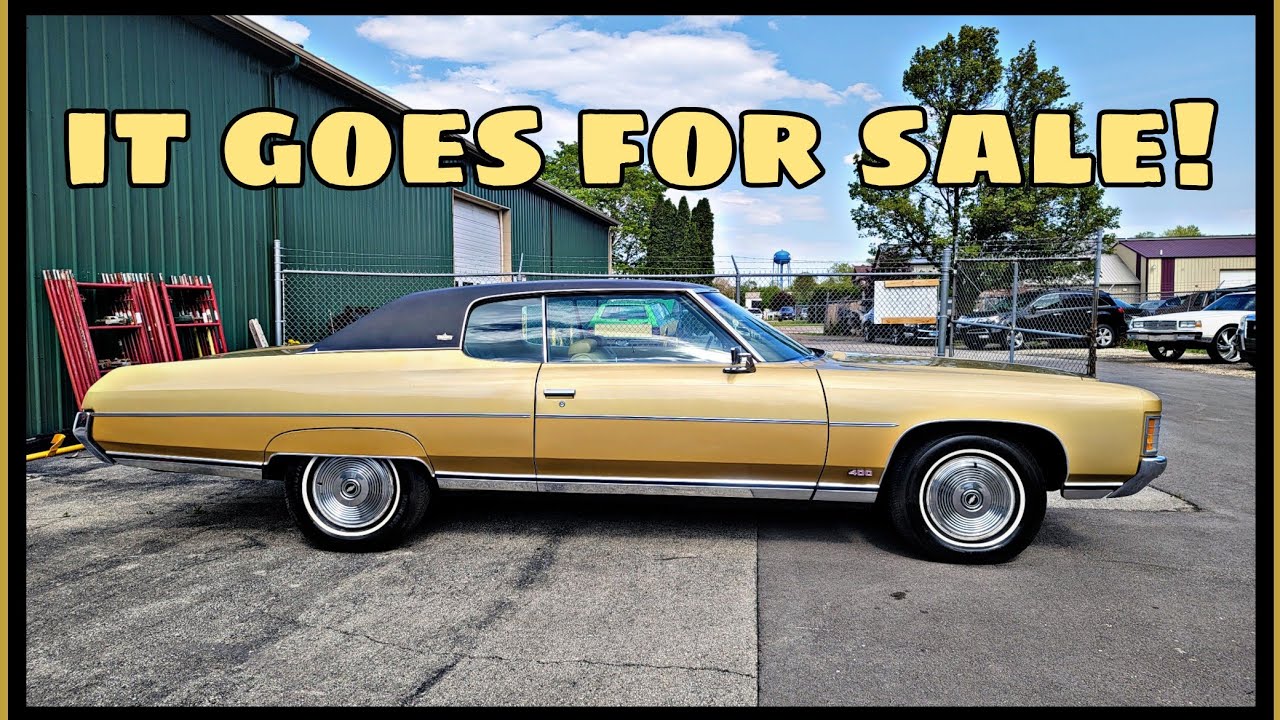 1971 chevy caprice goes for sale!