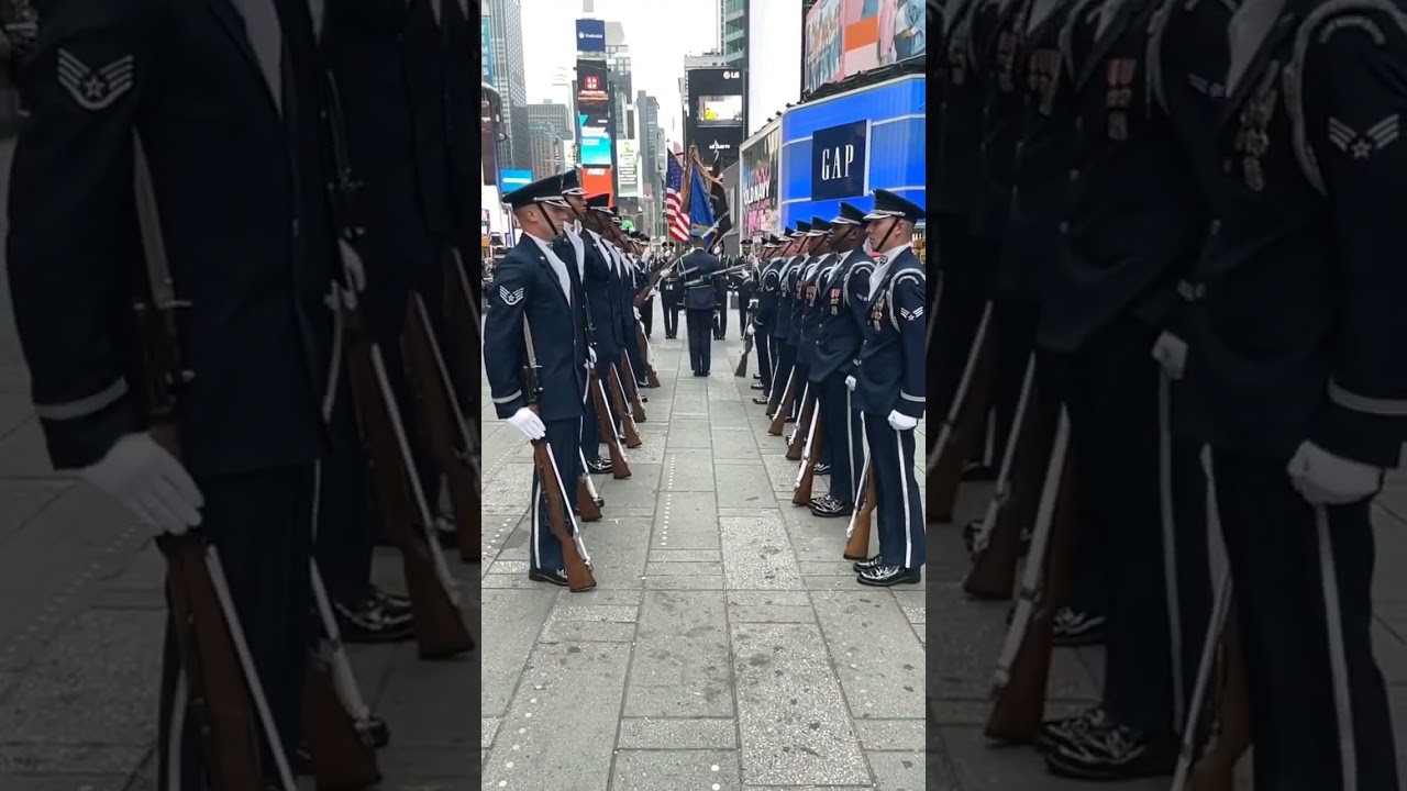 USAF Honor Guard Drill Team Cordon!