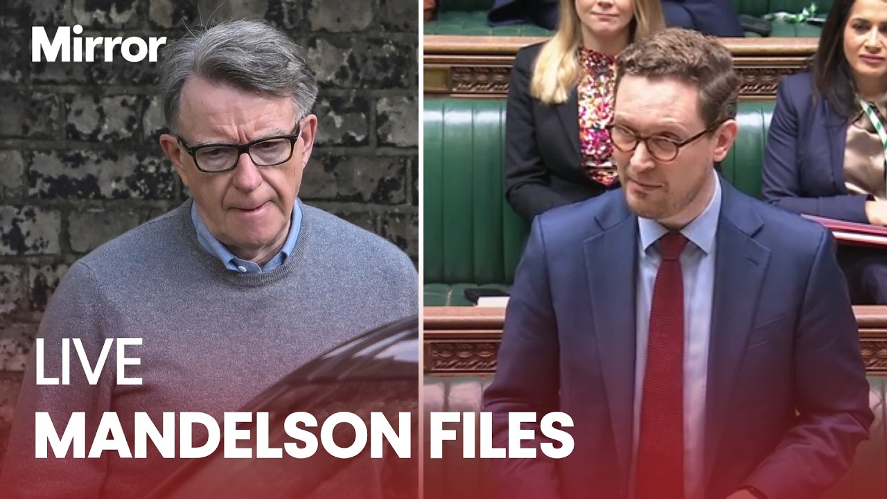 LIVE: Mandelson files on his appointment as US ambassador RELEASED by Commons
