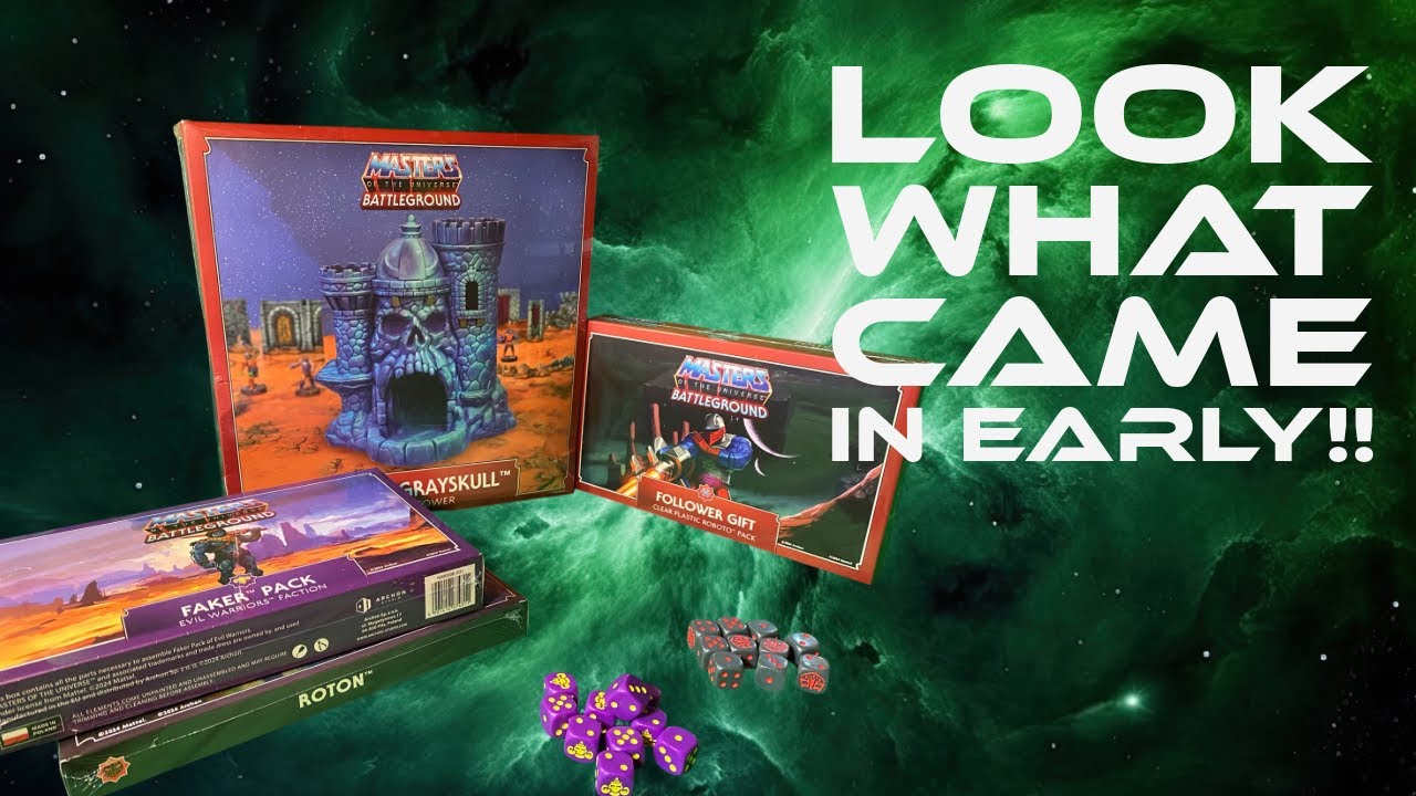 Unboxing my Gamefound MOTU Battleground Order