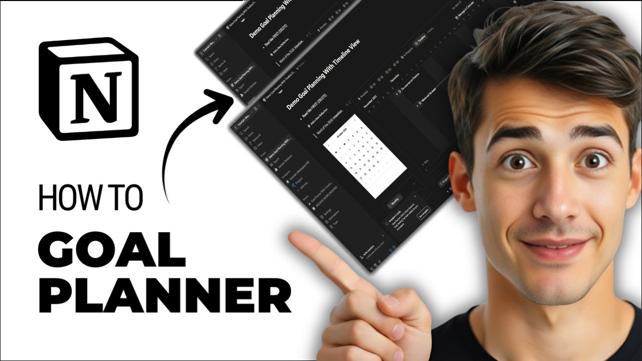 Как создать планировщик целей с временной шкалой в Notion (самый простой способ) (руководство на ...