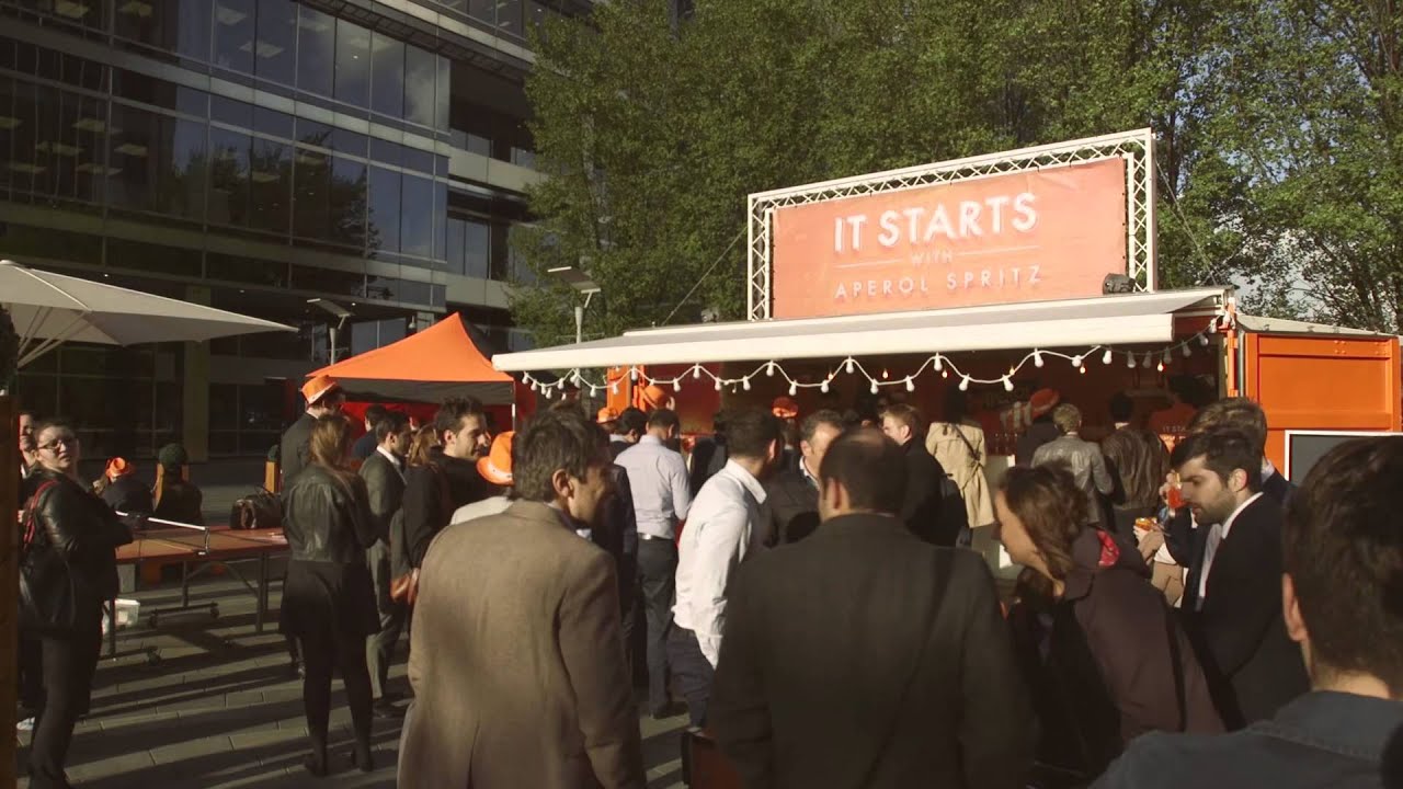 Aperol Spritz Social: Jamie Winstone at Canary Wharf, London