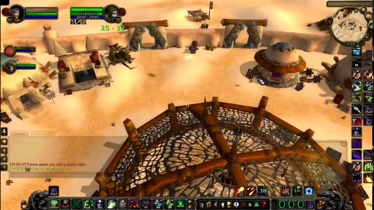 Tanaris Arena Climbing in 3.3.5