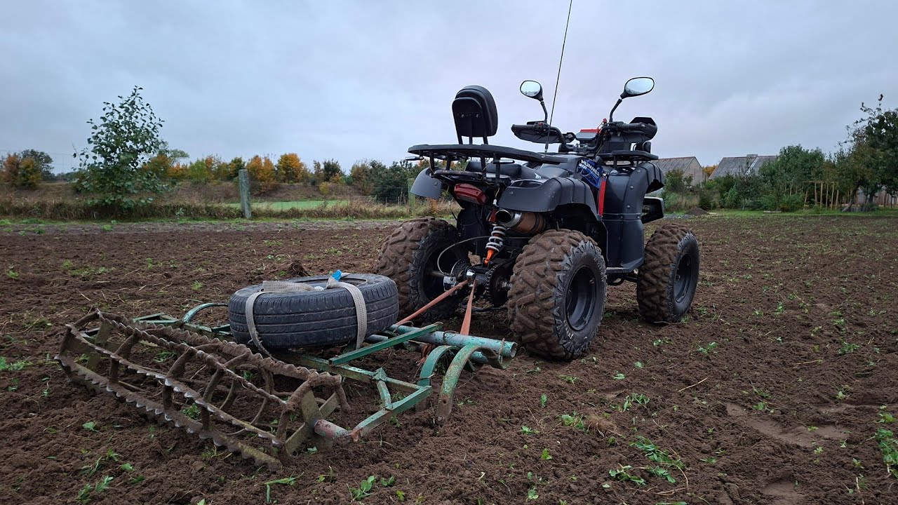 Vlog z działki#150-Przegląd przed ostatnimi pracami/agregatowanie poplonów