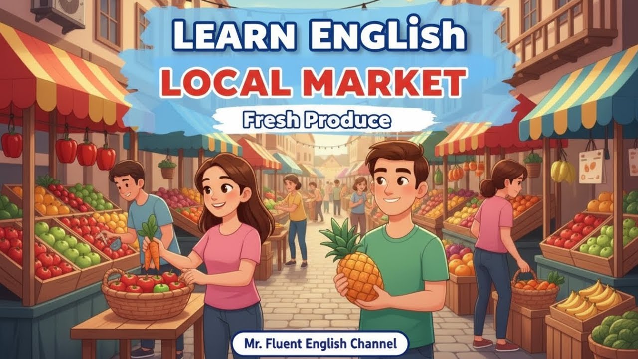 Shopping at the Local Market: Fruit and Vegetable Vocabulary