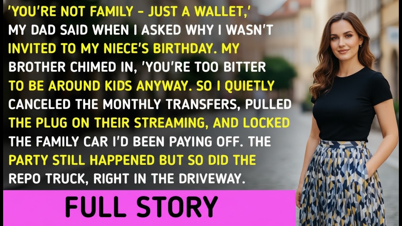 You’re Not Family — Just a Wallet, My Dad Said When I Asked About the Birthday Invite.