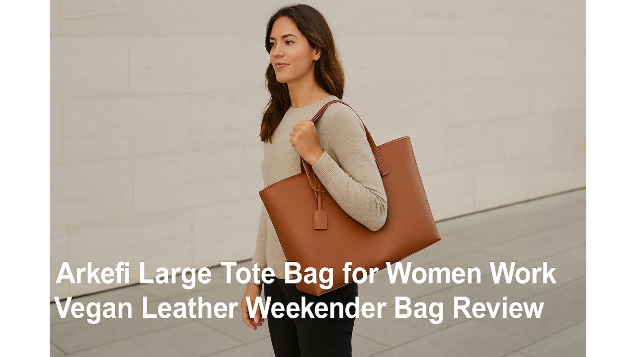 👜 Arkefi Large Tote Bag for Women Work Vegan Leather Weekender Bag Review 👜