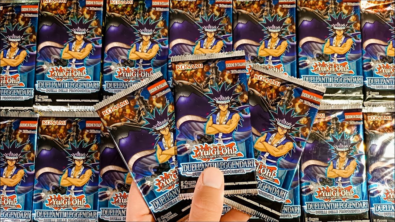 APRO 20 BUSTINE Yu-Gi-Oh! Duellanti Leggendari DUELLI DELLE PROFONDITÀ! Spacchetto un Set del 2022