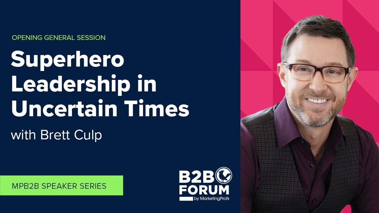 Opening General Session and Keynote: Superhero Leadership in Uncertain with Brett Culp