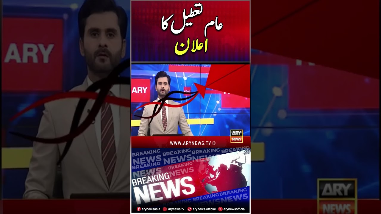 Declaration of public #holiday #arynews #lahore #breakingnews #basant2026 #basantfestival
