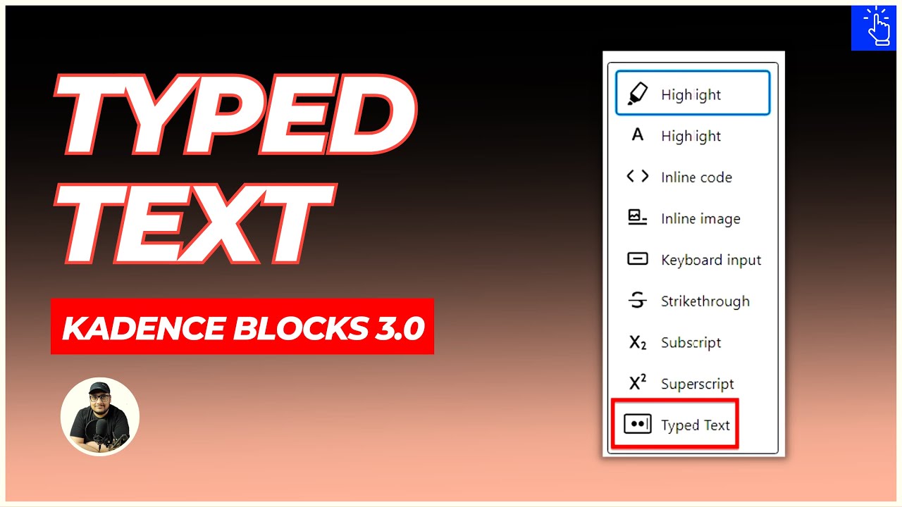 Typed Text in Kadence Blocks 3.0 | Advanced Text Block | Kadence WP | Blogging Unplugged Clips
