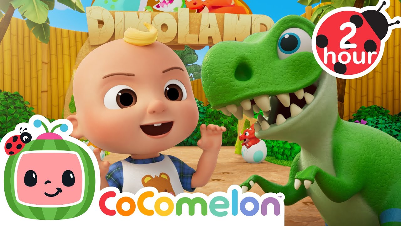Dinosaur Dance Party! 🦖 If You’re Happy and You Know It + MORE CoComelon Nursery Rhymes