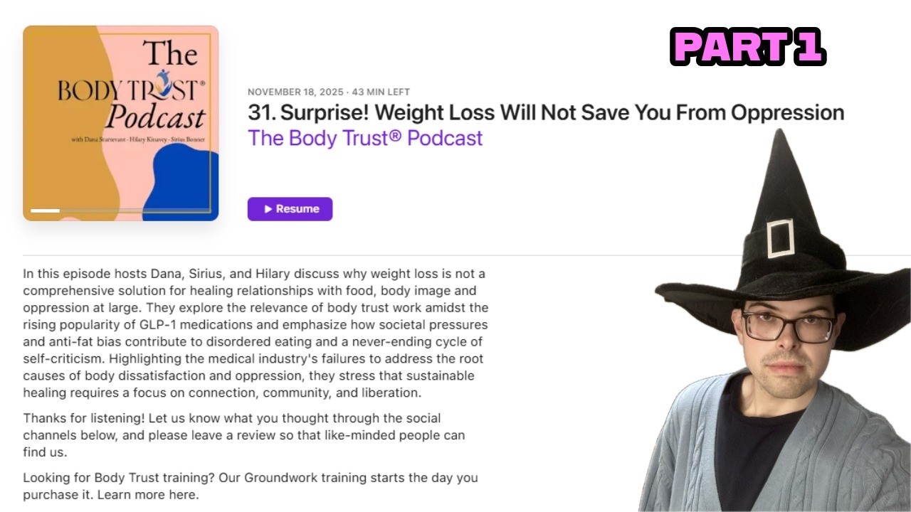 Watch me Rant about Fat Acceptance Zombies! (Yet another Podcast)