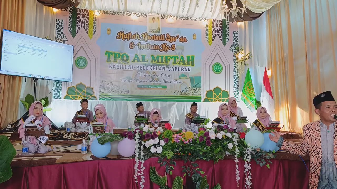 Part 2 Prosesi Khotmil Quran TPQ Al Miftah Kaliluaii, Sapuran, Wonosobo