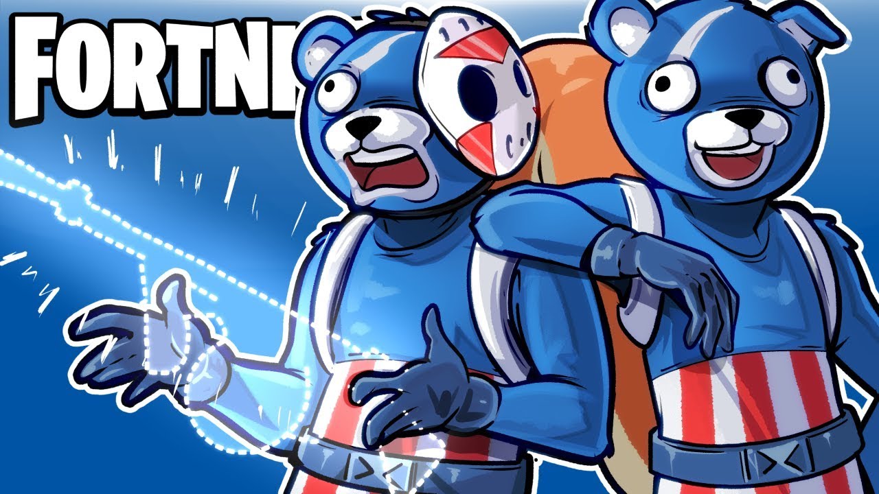 FORTNITE BR - GANGSTA TEDDY SEARCHES FOR NEW DRUM GUN! (Full Duo Match) Drum Gun Only Challenge!