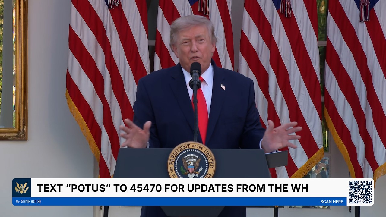 President Trump Participates in a Rose Garden Club Dinner with American Farmers