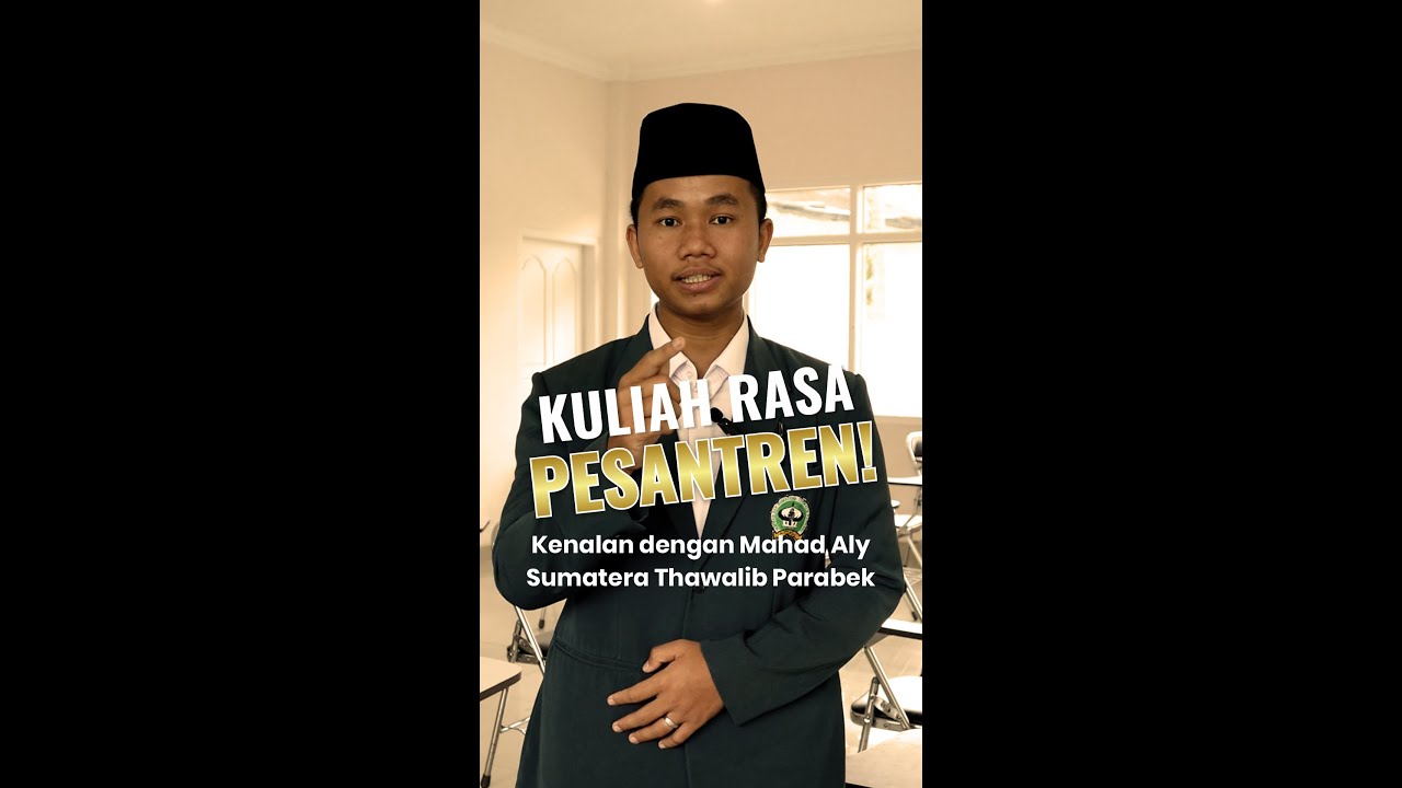 KULIAH RASA PESANTREN! Kenalan Sama Mahad Aly Sumatera Thawalib Parabek #mahadalyparabek #mahadaly
