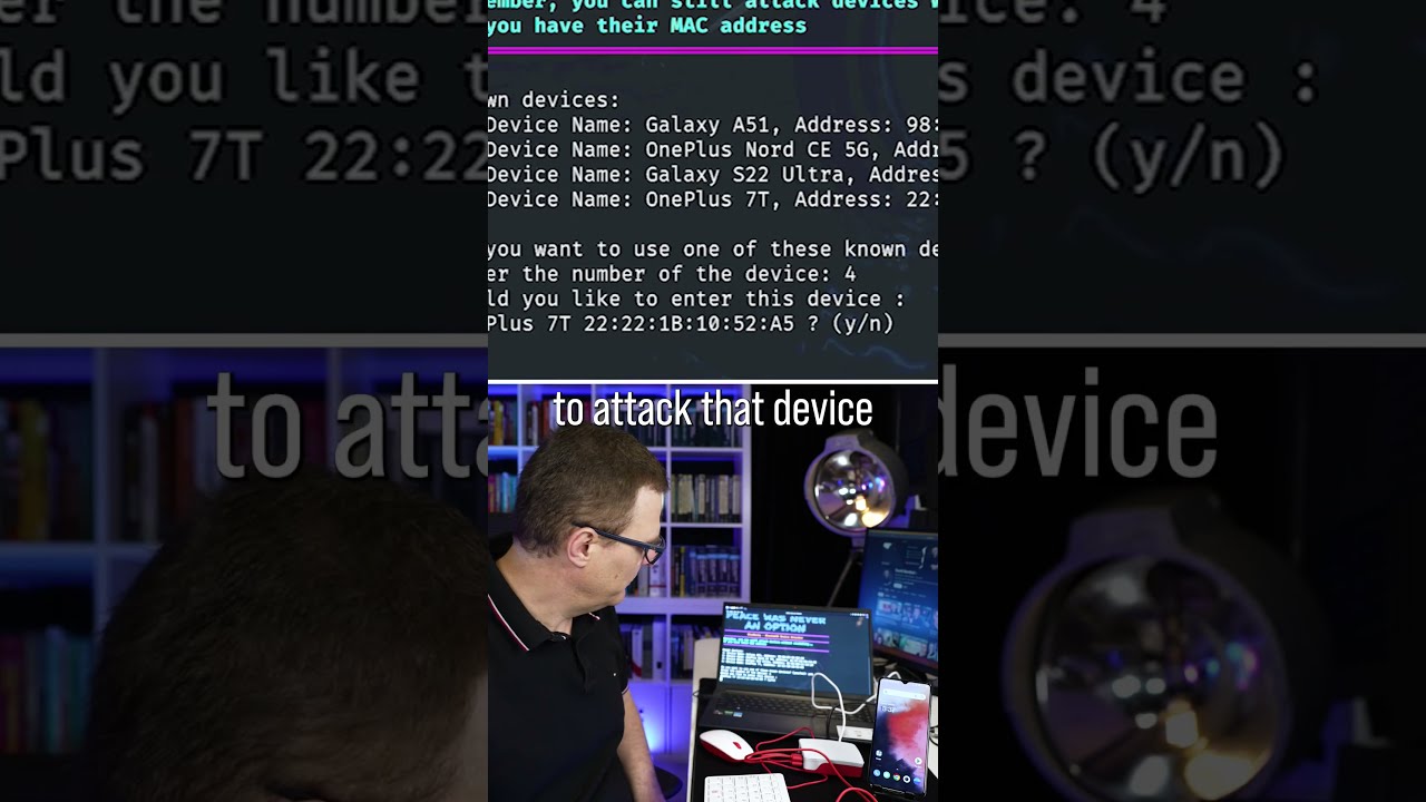 Android Bluetooth Hacking with Python #shorts #android #bluetooth #raspberrypi #python