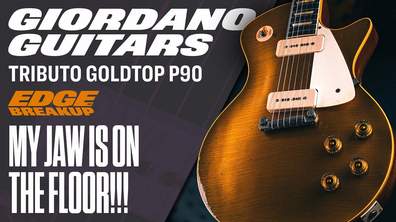 Giordano Guitars Tributo Goldtop | Sunbear '56 SB-90 Pickups