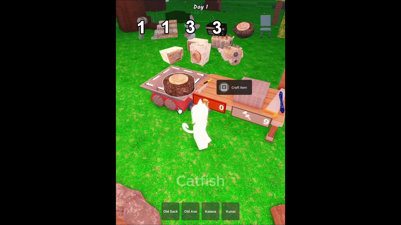 All scrap items vs crafting bench 😂 #99nightintheforest #roblox #usa