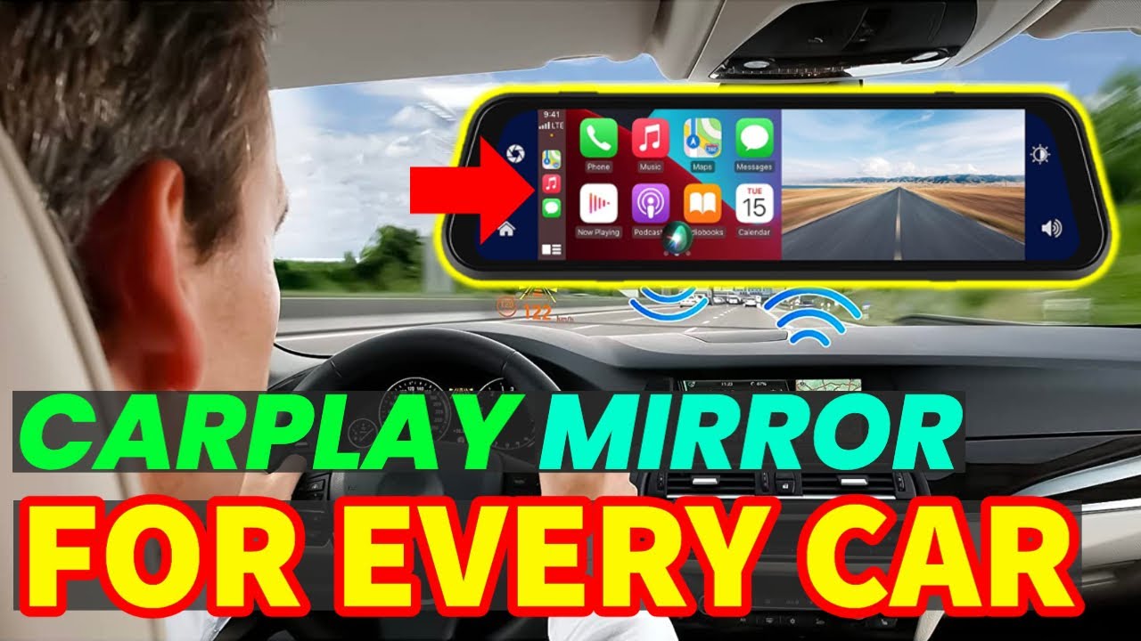 Установите CarPlay в зеркало заднего вида!