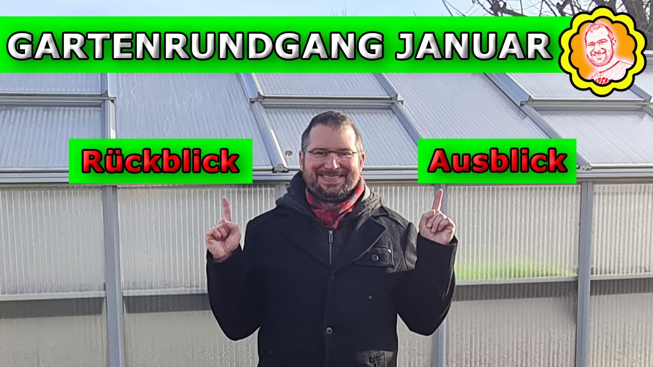 Gartenrundgang im Januar: Unser Garten im Winter mit einem Rückblick auf 2025 und Ausblick auf 2026