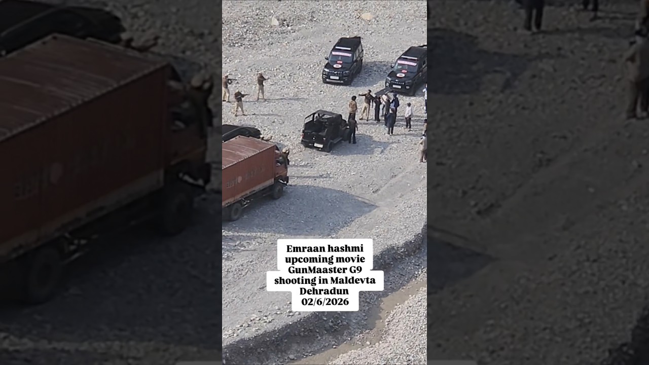 Emraan hashmi upcoming movie GunMaaster G9 shooting in Maldevta Dehradun 02/6/2026 #emraanhashmi