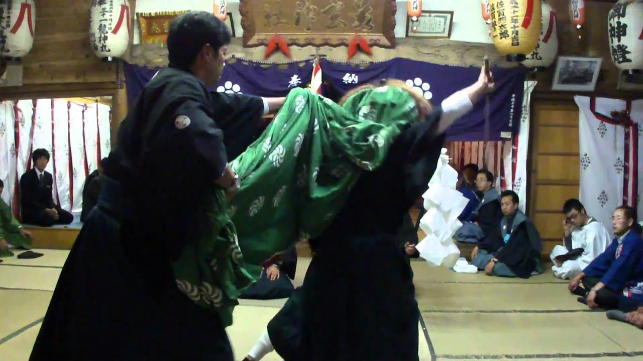 下風呂「若宮稲荷神社例祭」２０１０　奉納神楽