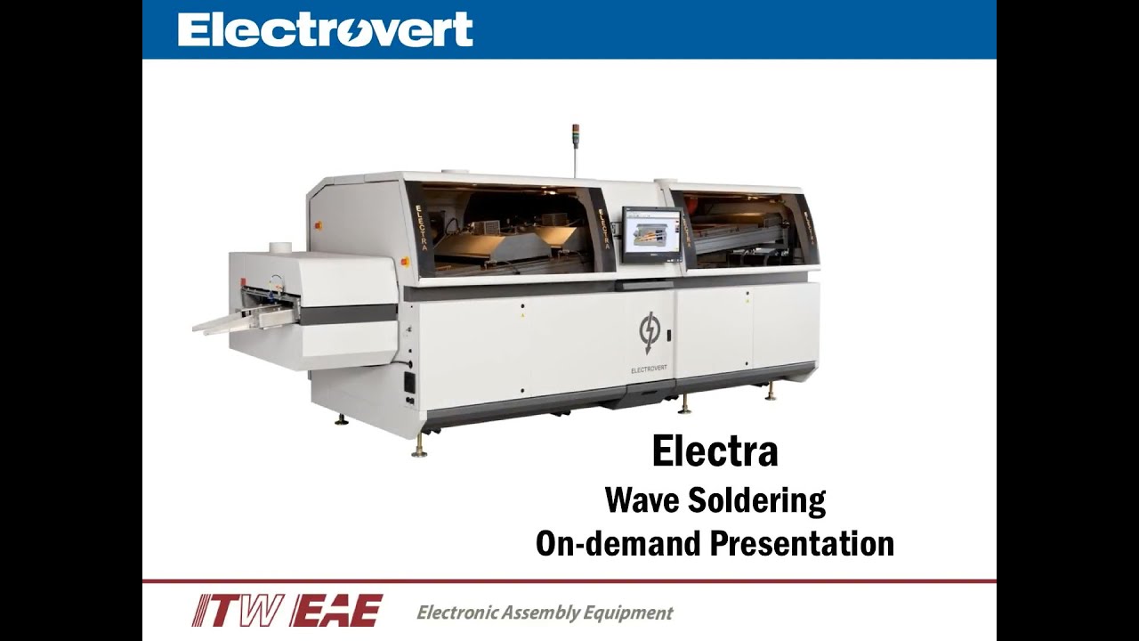 Electrovert Electra Dalga Lehimleme Makinesi 1080p Videosu