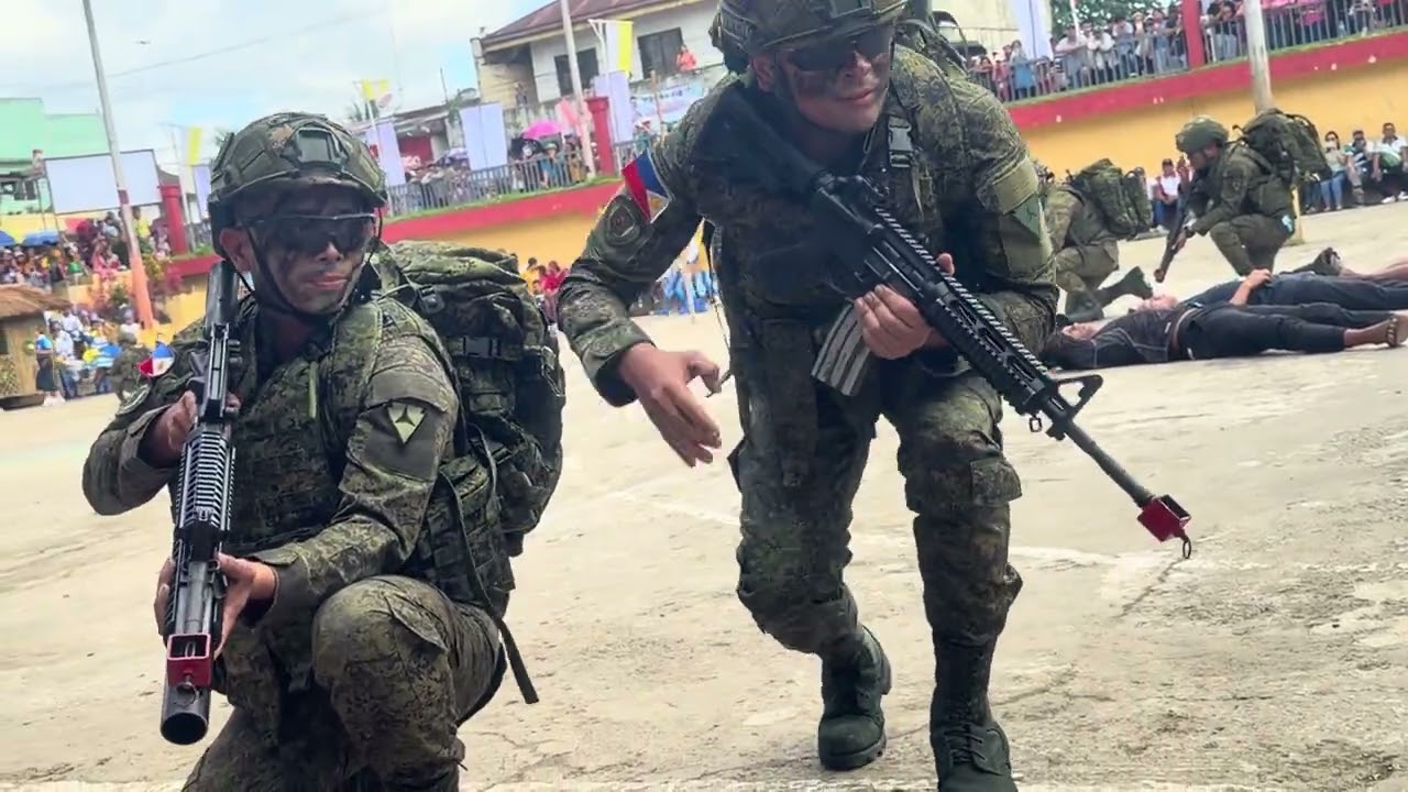 Military Presentation during Pangahaw festival
