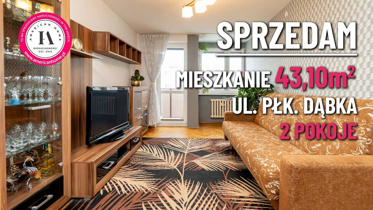 Na sprzedaż 2 pokojowe mieszkanie - Elbląg, ul. Pułkownika Dąbka